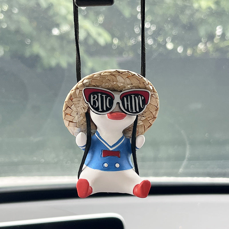 Car Swing Duck Pendant