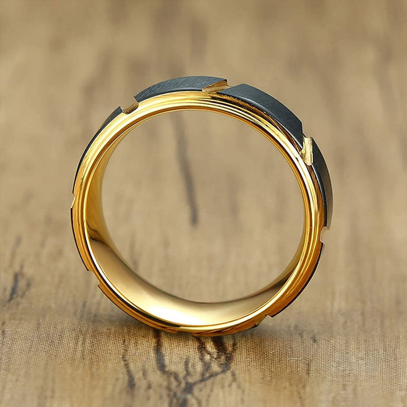 Folbom - Figure Slot Two Tone Ring