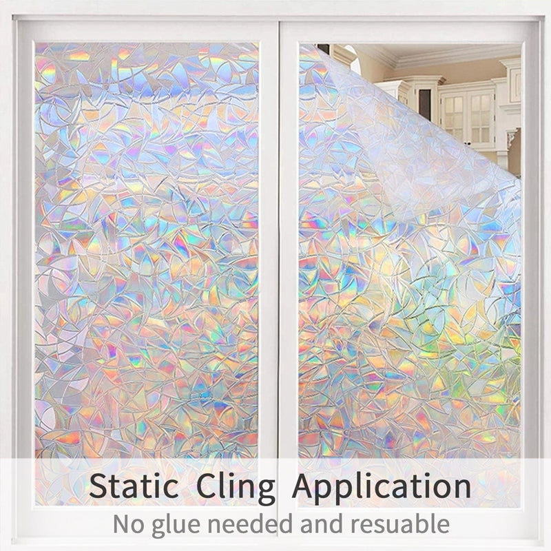 Colorful Glue-free Electrostatic Glass Film