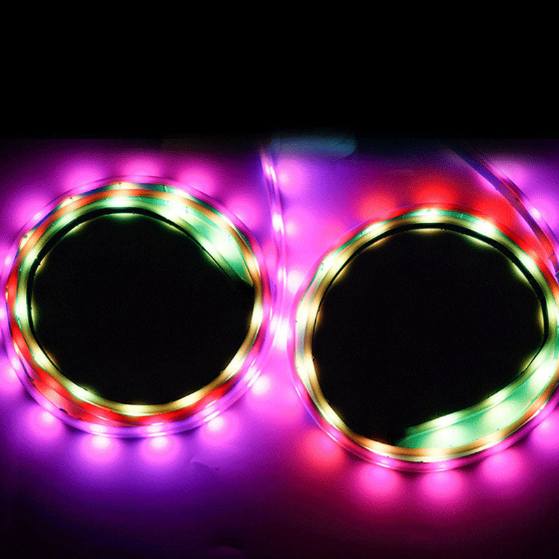 Colorful Streamer Car Threshold Lights（2 Pcs）