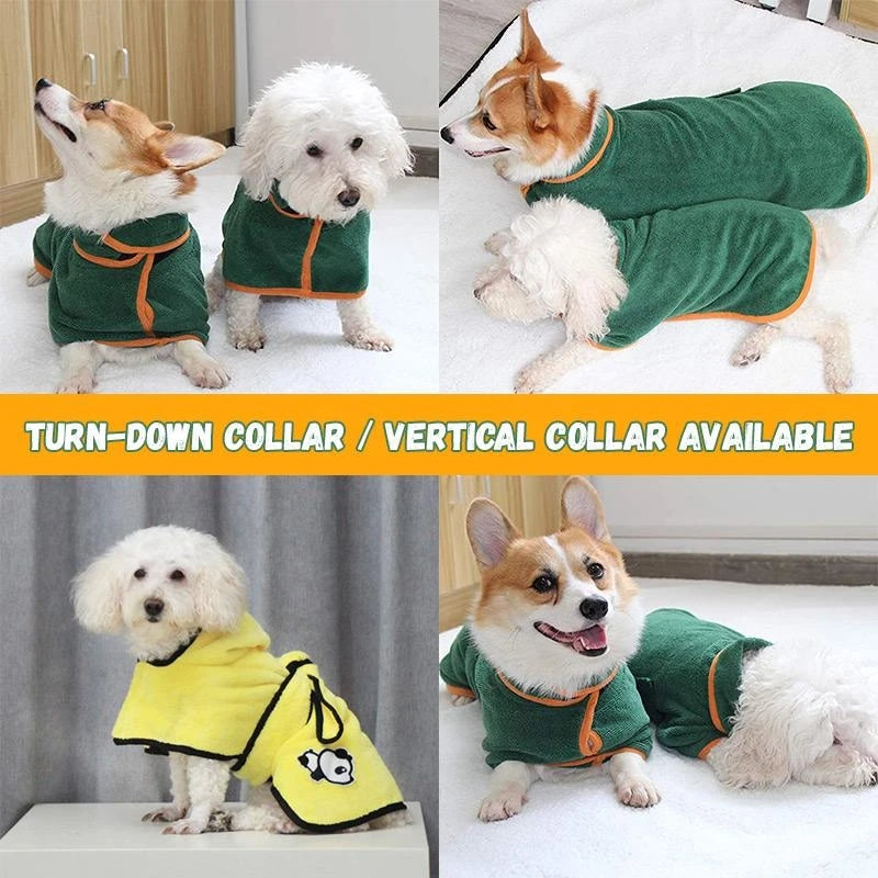 🐶Super Absorbent Pet Bathrobe