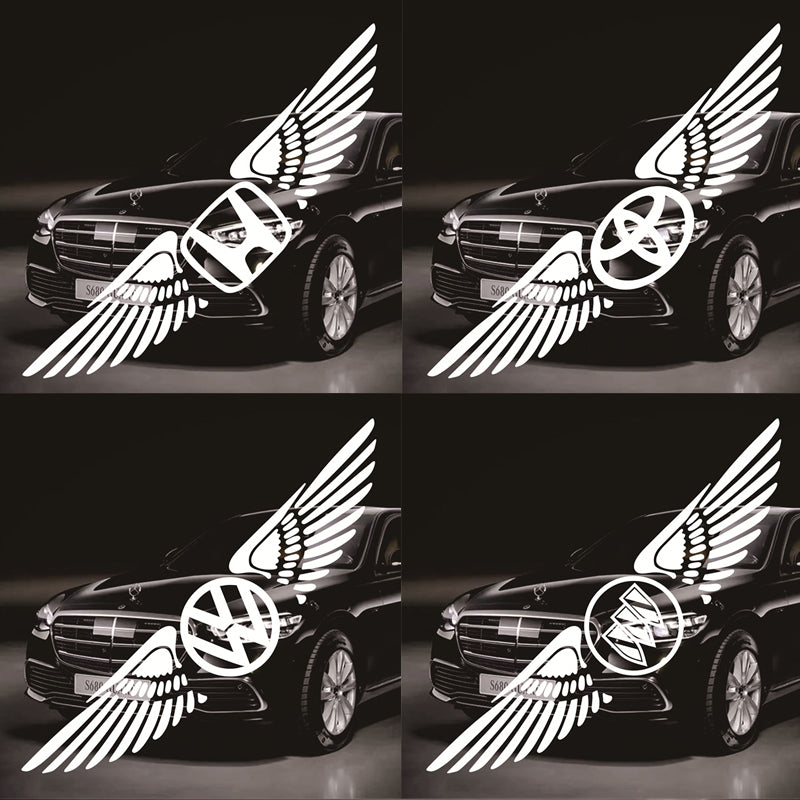 Creative Angel Wings Decorative Car Sticker