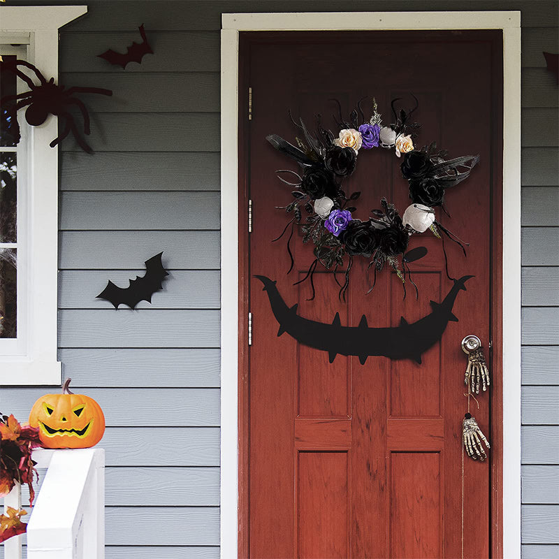 Rose Wreath with Skull