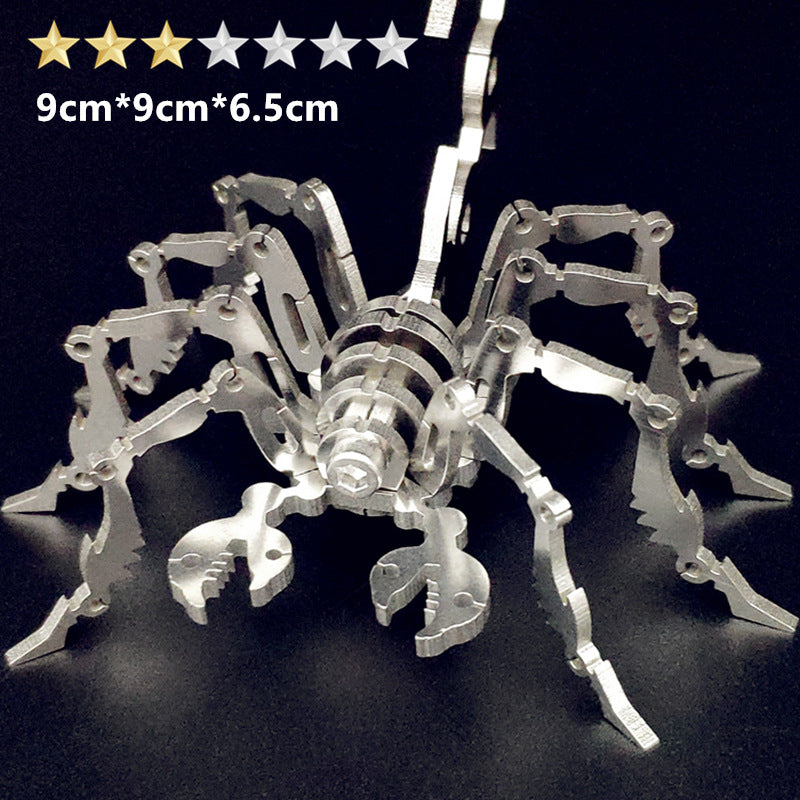 3D Metal Scorpion Puzzle Model