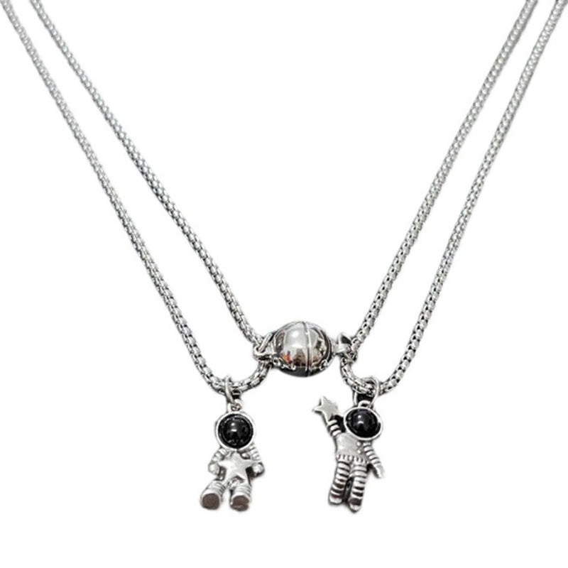 Astronaut Magnetic Necklace