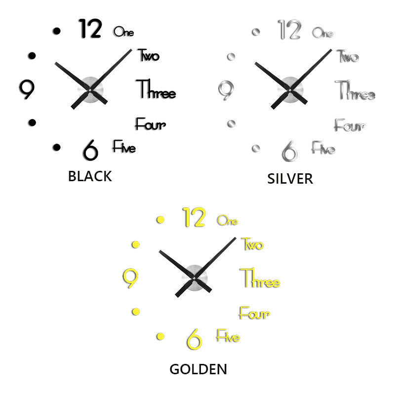 Luminous Wall Clock Wall Sticker