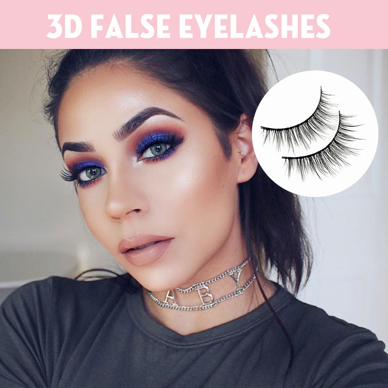 3D Three-dimensional Thick Eye Tail Elongated False Eyelashes