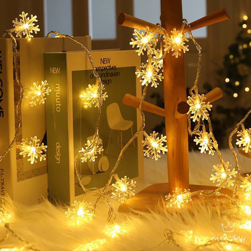 Snow Lantern String Christmas Decoration