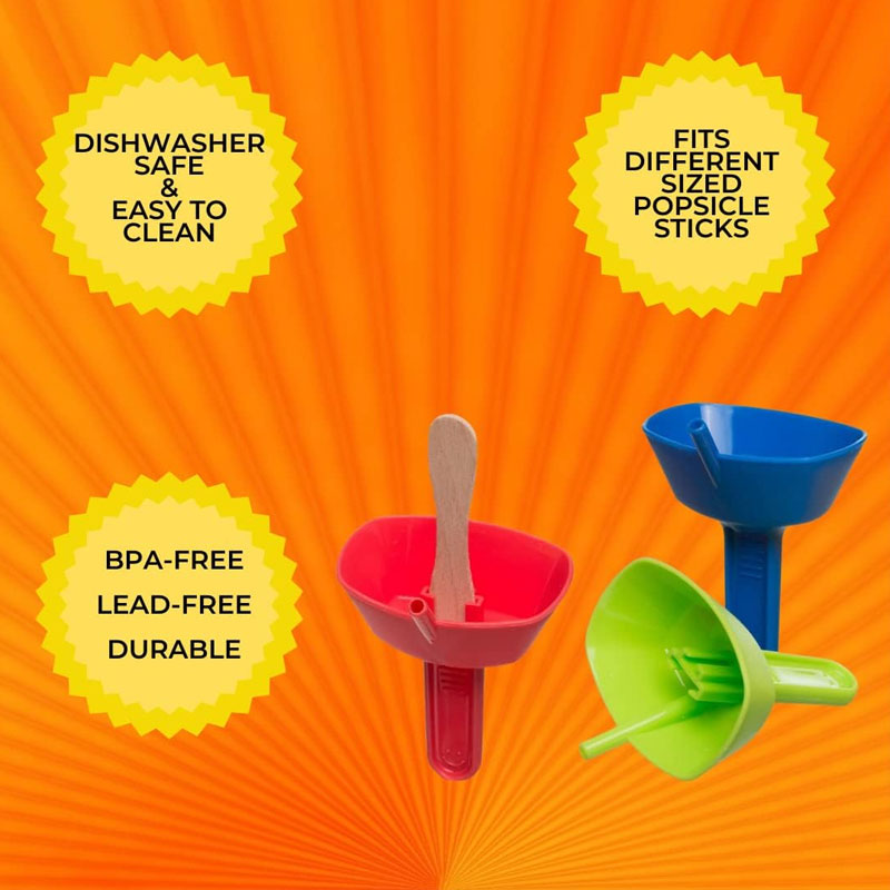 Drip Free Popsicle Holder（2pcs)