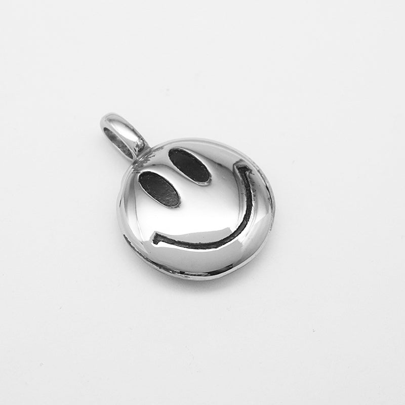 Folbom-Smiley Titanium Steel Necklace