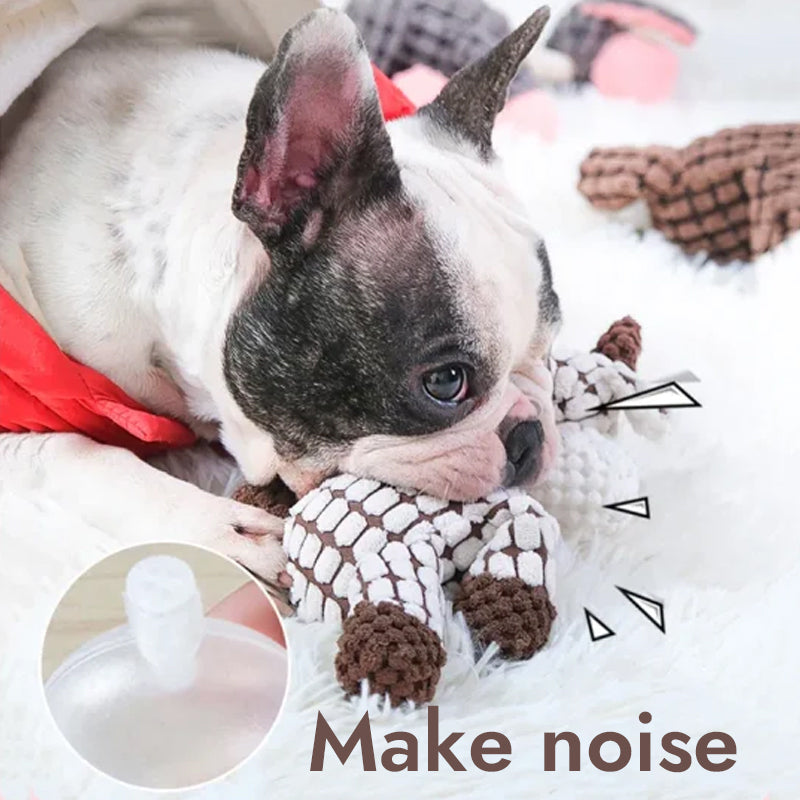 Immortal Squeaker Plush Toy For Aggressive Chewers