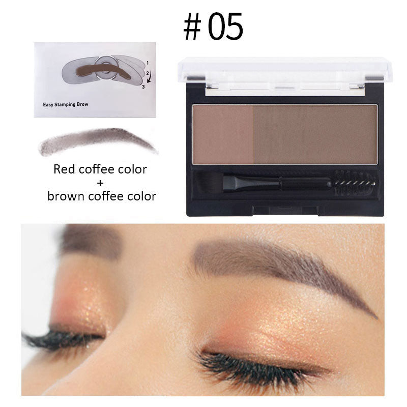 Lazy Two-color Eyebrow Powder