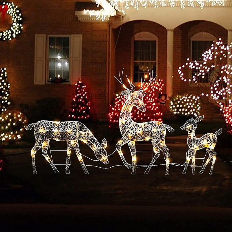 Art Elk Deer Christmas Decoration