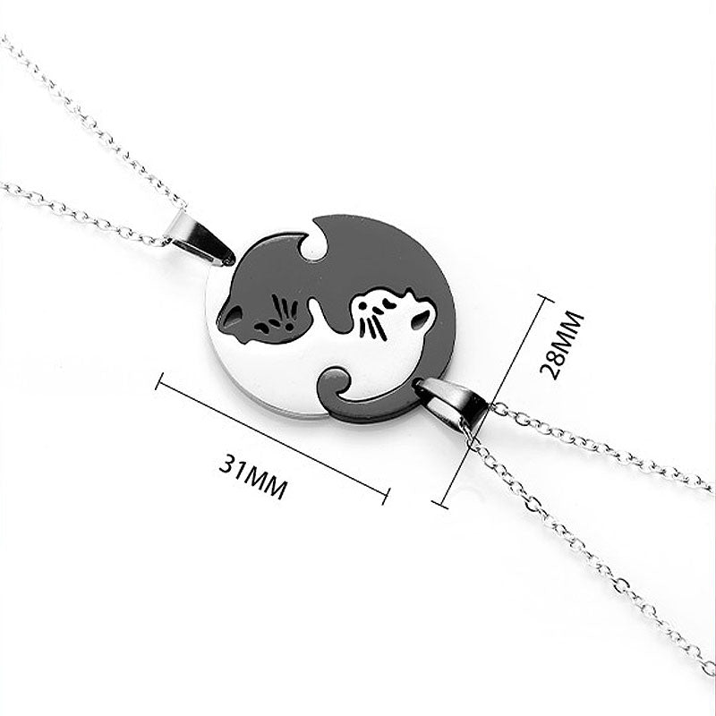 Little Kitty Couple Necklace