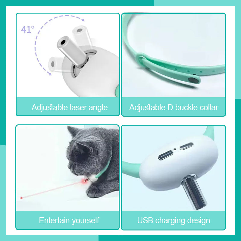 Smart Laser Cat Collar Laser Funny Cat Toy