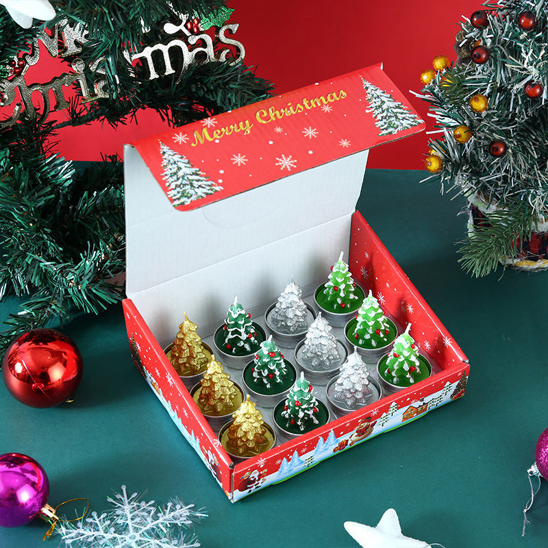 Christmas Candles 12 Gift Box Set