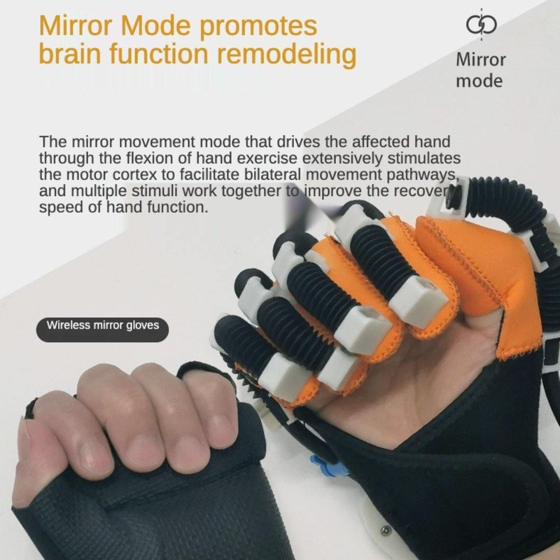 Hemiplegia  Finger Rehabilitation Trainer Robot Gloves