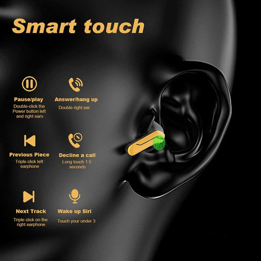 Wireless Ultra-Low Latency HI-FI Stereo Sound Noise Cancelling Earbuds