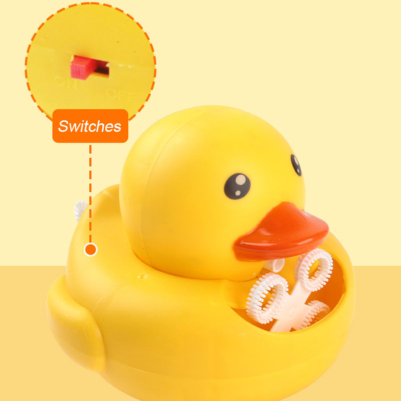 Children's Yellow Duck Bubble Machine