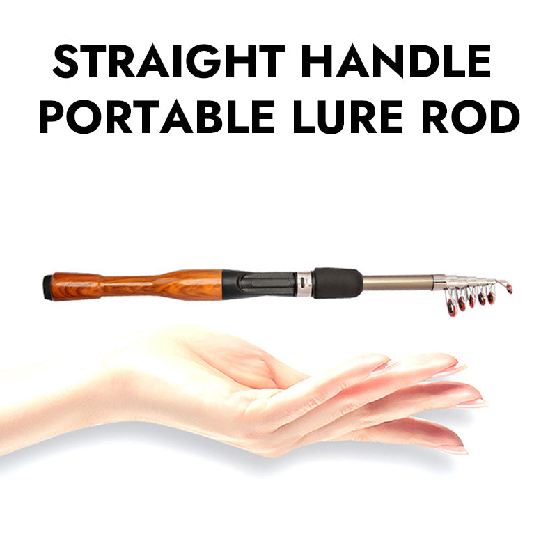 Straight Handle Portable Lure Rod