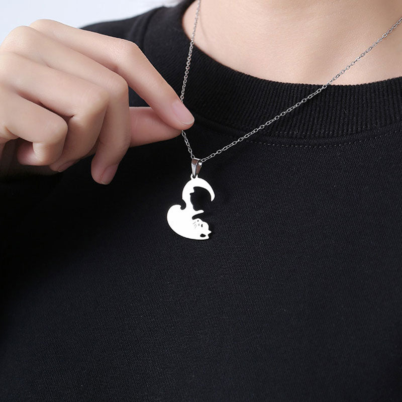 Little Kitty Couple Necklace