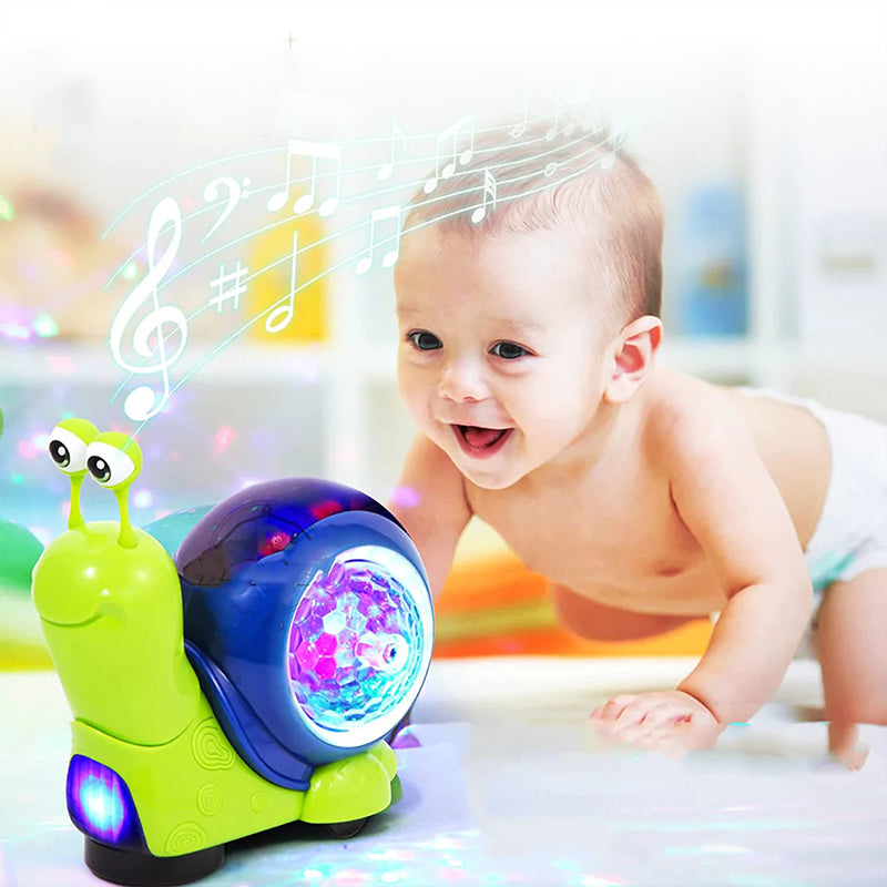 Music Light Educational Snail Toy