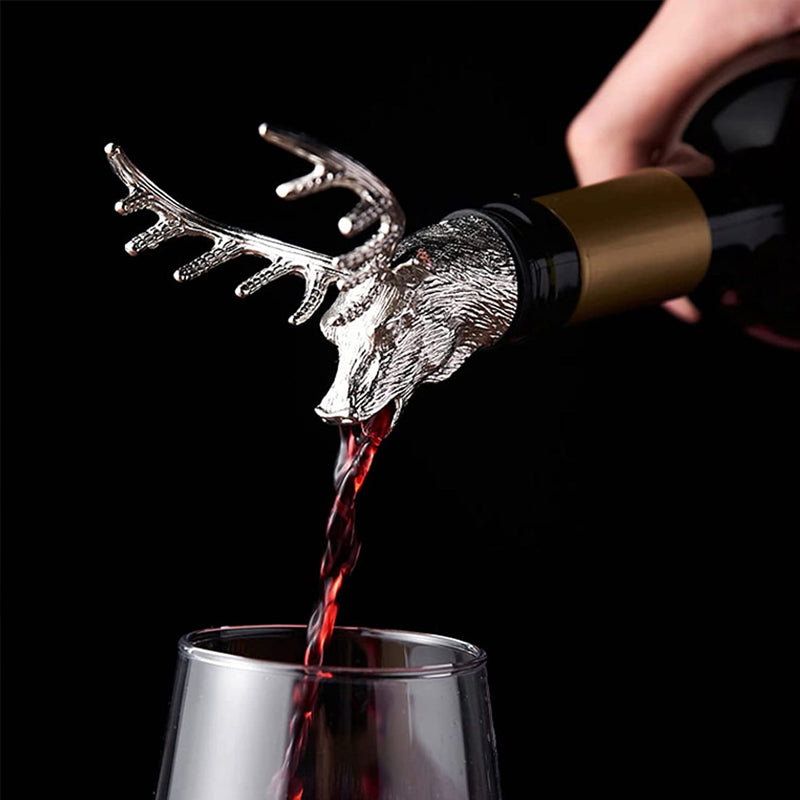 Aluminum Alloy Deer Head Wine Mouth