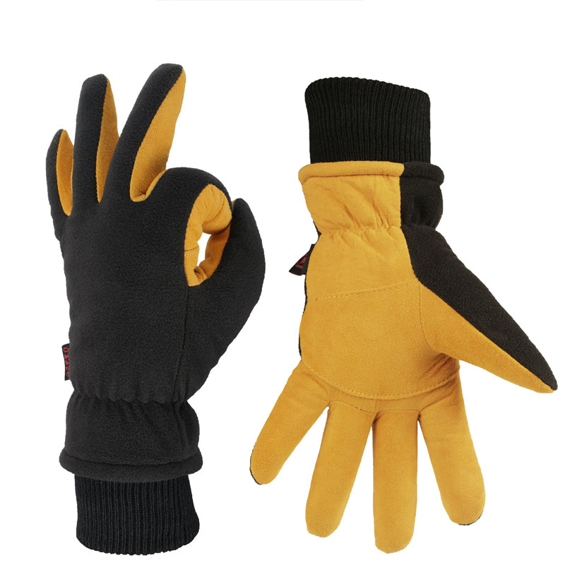 Deerskin Warm And Cold Ski Gloves