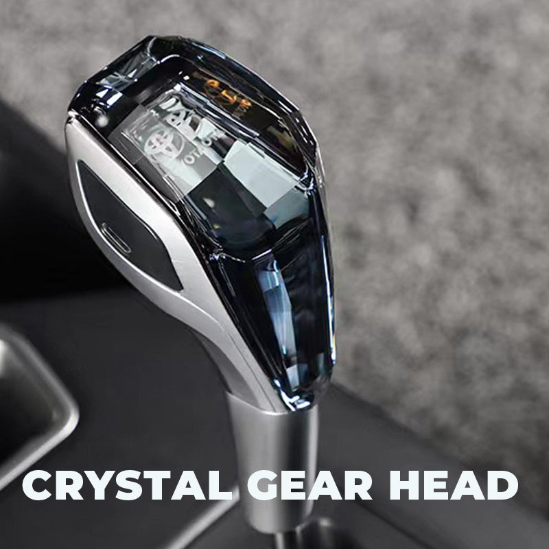 LED Crystal Gear Lever Head for Automobile Refitting