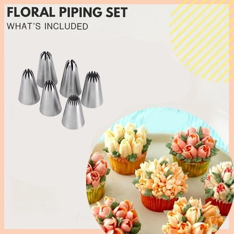 Cake Decor Piping Tips & Create Unique Cupcake Decorating