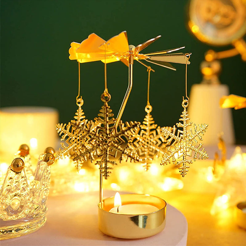 Snowflake Candle Carousel