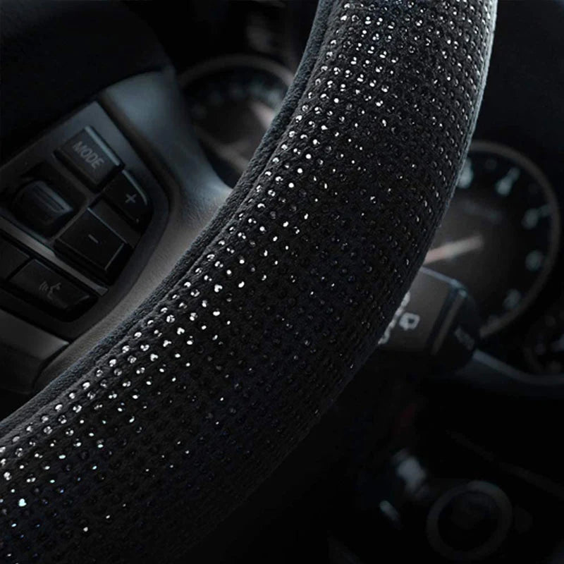 Rhinestone Steering Wheel Cover