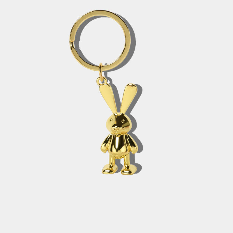 Exquisite Couple Rabbit Key Pendant