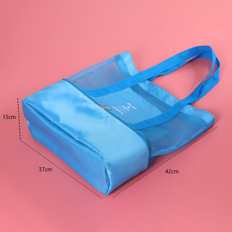 Double Layer Sports Mesh Storage Bag