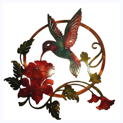 Circular Hummingbird Wall Art Decorations