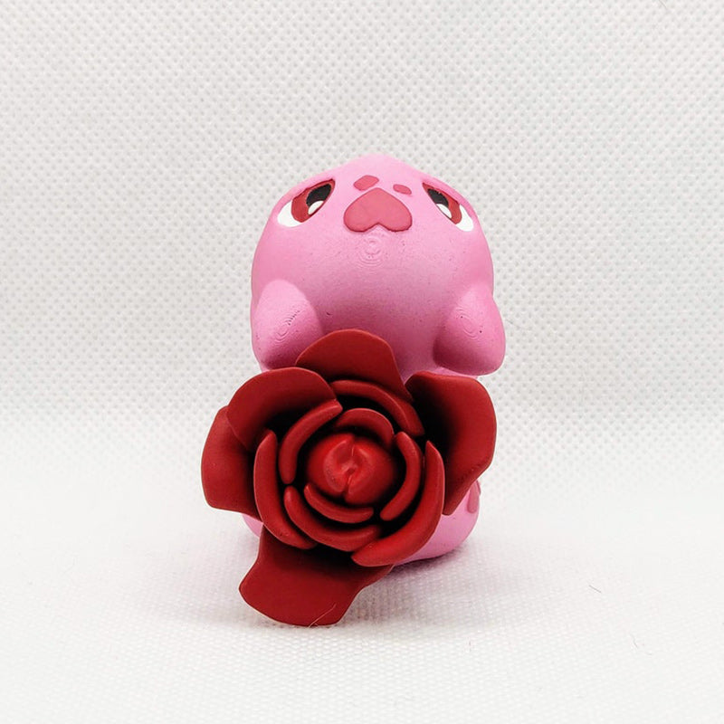 Rose Bulbasaur Valentine Figure