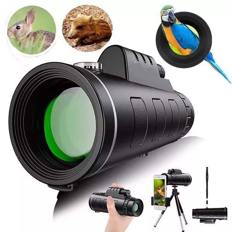 HD Monocular with Smartphone Holder