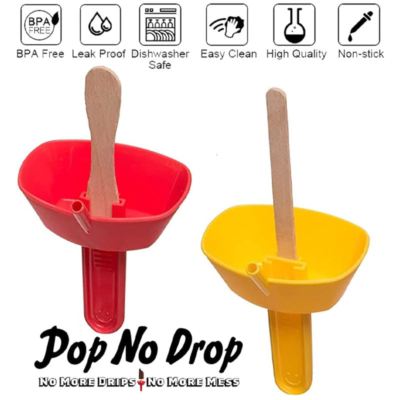 Drip Free Popsicle Holder（2pcs)