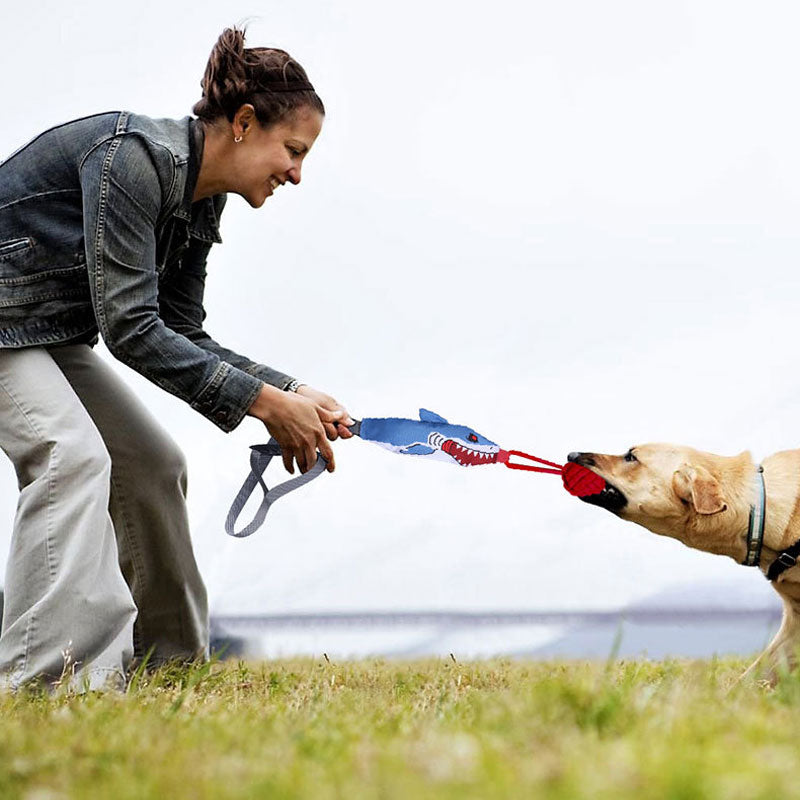 Sound Dog Cotton Rope Toy