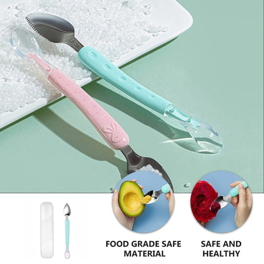 Sawtooth Baby Training Feeding Spoon