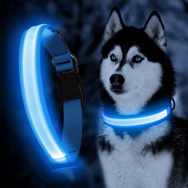 USB Rechargeable Glowing Pet Safety Collar