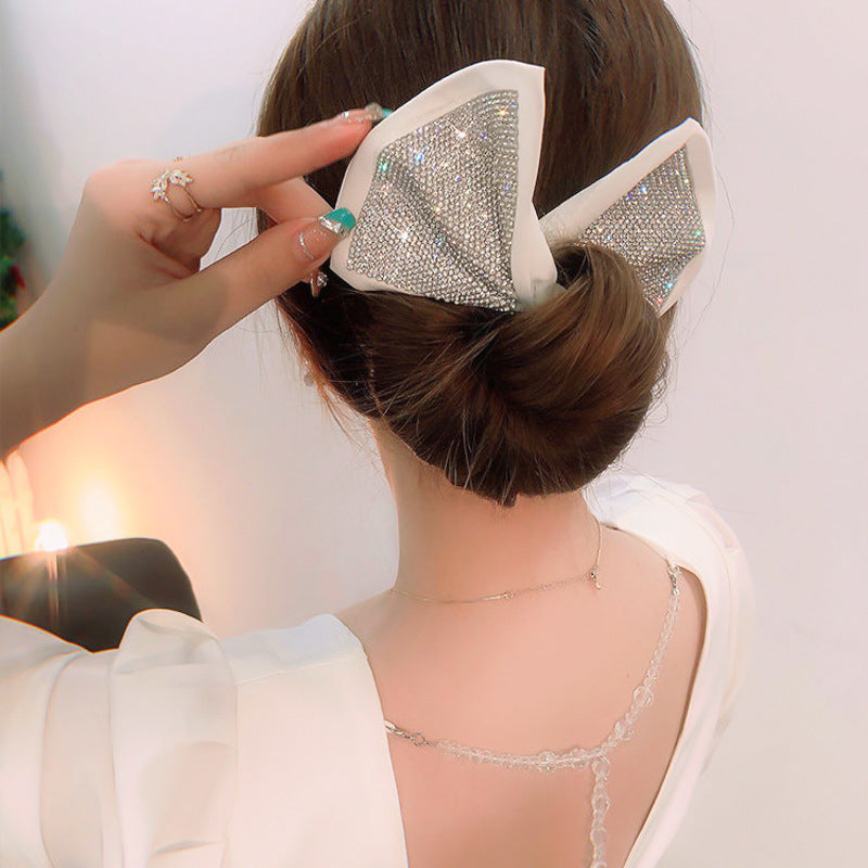 Magic Clip Curler Bow Tiara