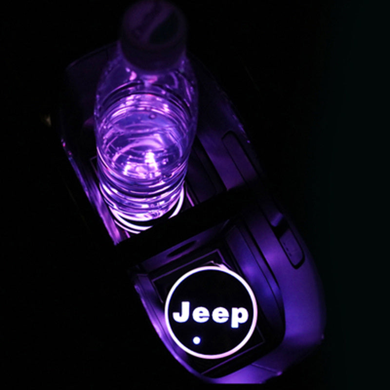 Car LED Cup Holder Lights