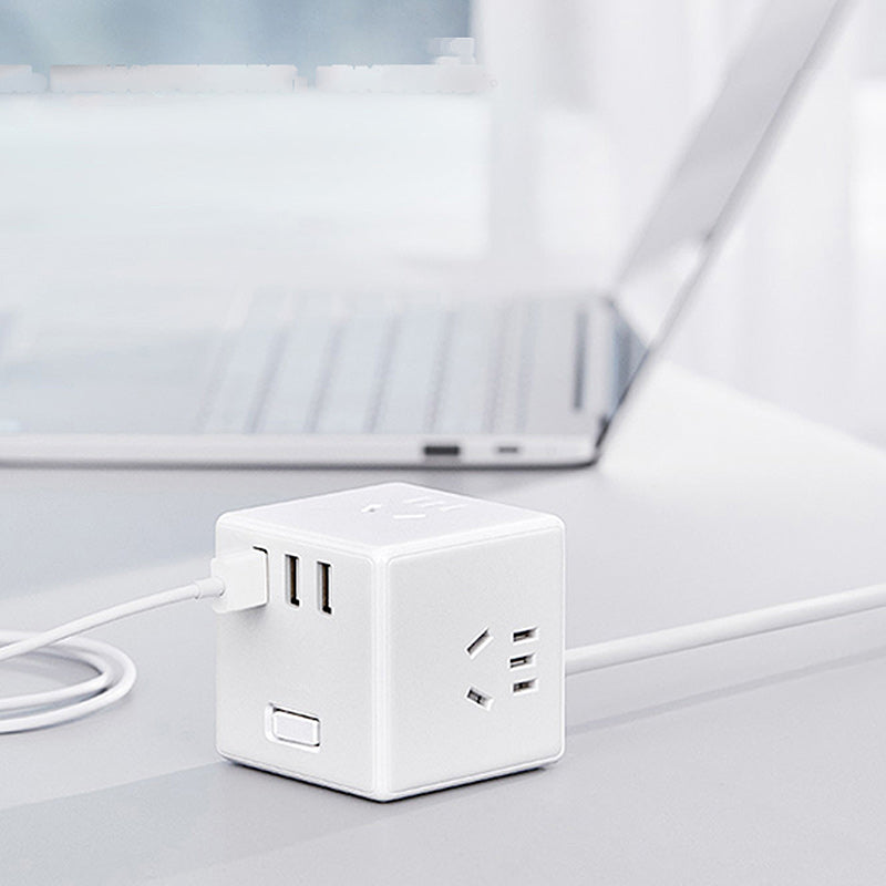 Portable Magic Cube Converter USB Travel Chargers Adapte