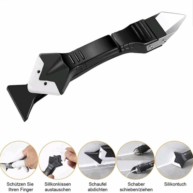 Multi-functional Silicone Rubber Shoveler Angle Seam Glue Removal Knife