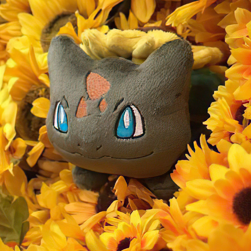 Sunflower Bulbasaur Valentine's Day Plush Toy