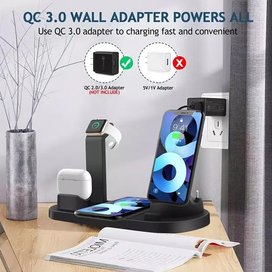 5-In-1 Wireless Charger Station