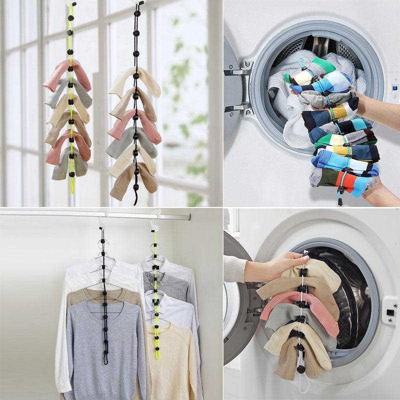 Adjustable Non-slip Socks Drying Rack