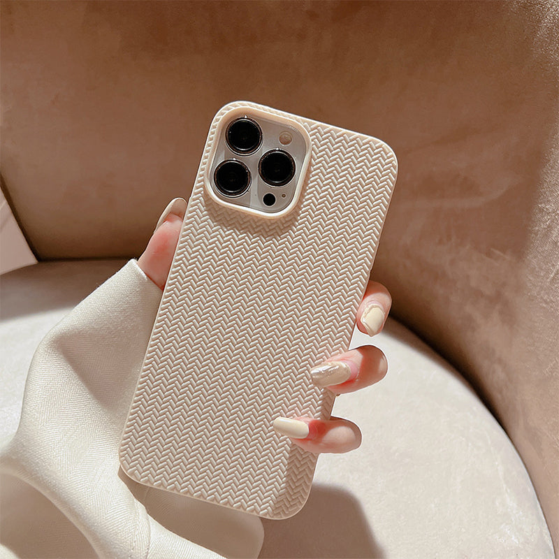 Geometric Plain Textured Phone Case