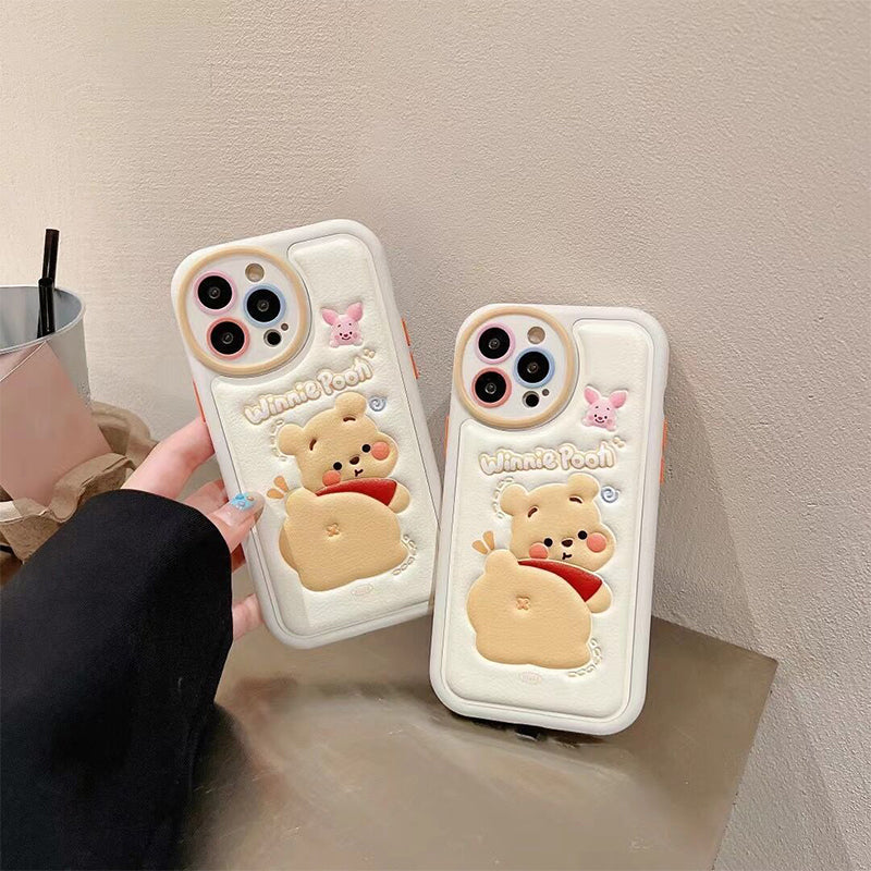 Cartoon Cute Butt Winnie The Pooh Phone Case